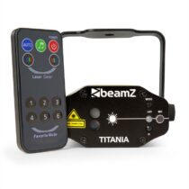 Titania Double Laser 200mW RG Gobo, laserová trieda 3B, IR-diaľkové ovládanie
