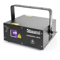 Pandora 1200, TTL RGB laser, 12/23 DMX kanálov, trieda: 4, čierny
