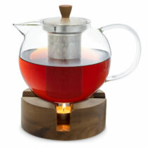 Sencha dizajnová kanvica na čaj s ohrievačom