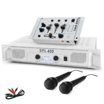 Set DJ-94 1 x zosilňovač + 1 x mixážny pult + 2 x mikrofón