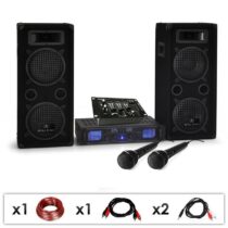 Set DJ-25M 2 x reproduktor + 1 x zosilňovač + 1 x mixážny pult + 2 x mikrofón