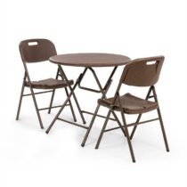 Posedenie Burgos stôl + 2 stoličky