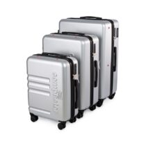 Sada 3ks cestovných kufrov na kolieskach Compactor Luna, S+L+XL, vrátane pumpy, váhy, zámok TSA, str...